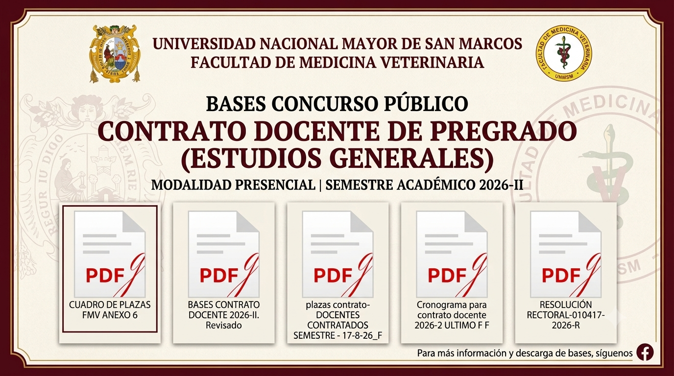 CONCURSO PÚBLICO: CONTRATO DOCENTE 2026-II