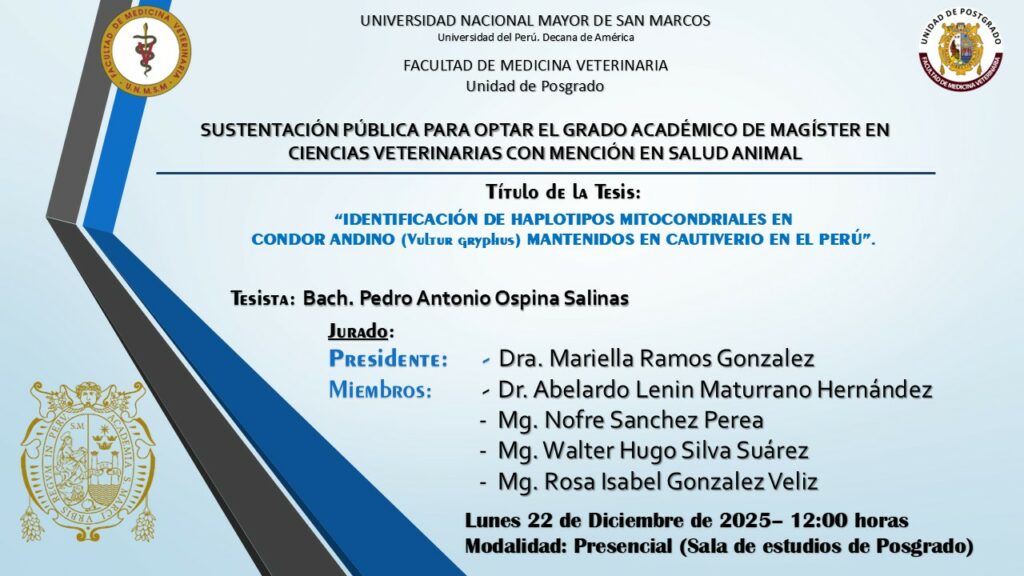 Sustentación de tesis del Bach. PEDRO ANTONIO OSPINA SALINAS