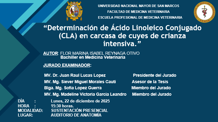 Sustentación de tesis de la bachiller Flor Marina Isabel Reynaga Otivo