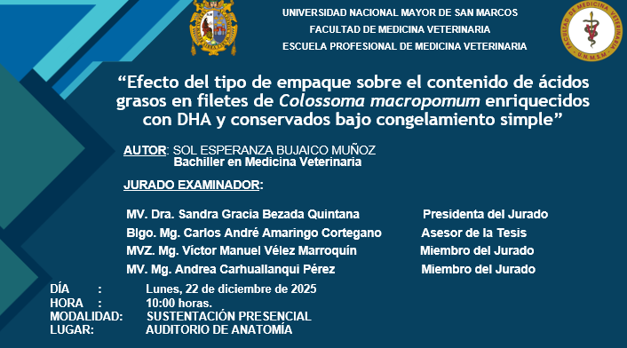 Sustentación de tesis de la bachiller Sol Esperanza Bujaico Muñoz