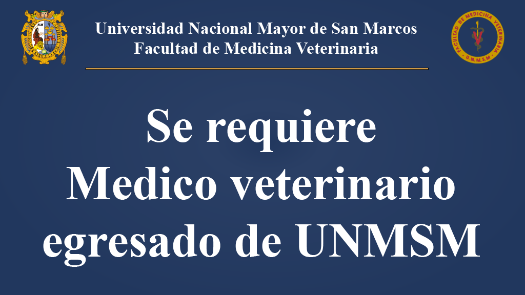 se requiere medico veterinario