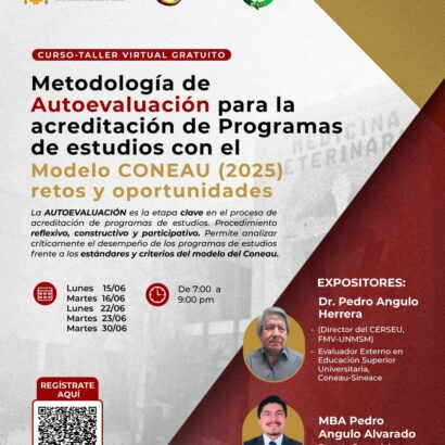 Invitación | Curso-Taller sobre Autoevaluación y Acreditación Universitaria – Modelo CONEAU 2025