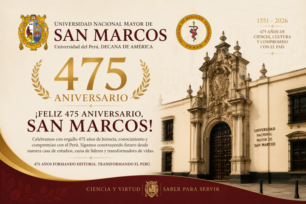¡Feliz 475.º aniversario, San Marcos!