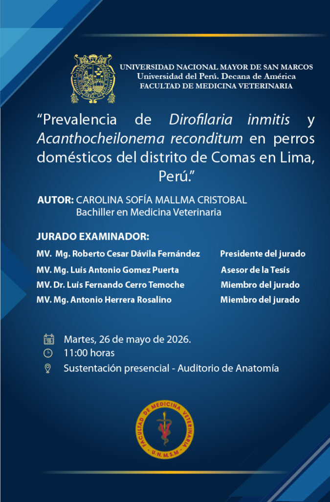 Sustentación de tesis del bachiller CAROLINA SOFÍA MALLMA CRISTOBAL