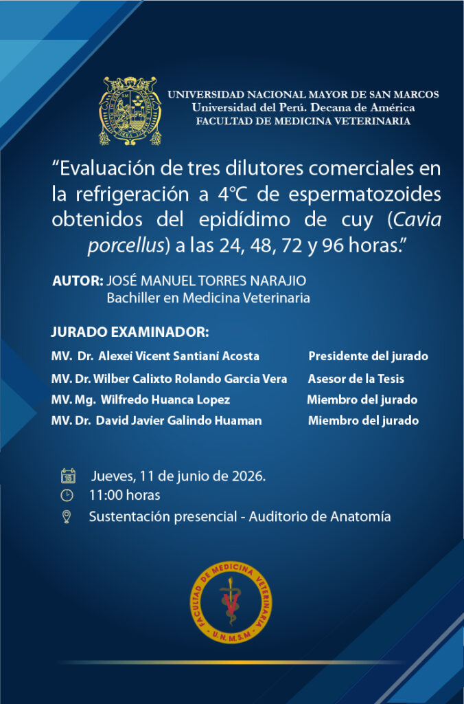 Sustentación de tesis del bachiller JOSÉ MANUEL TORRES NARAJIO